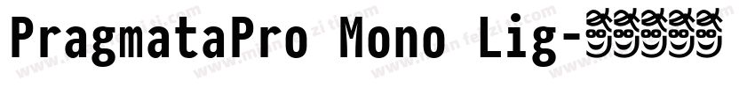 PragmataPro Mono Lig字体转换